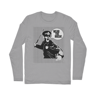 Buy light-grey Wear the Mask Classic Long Sleeve T-Shirt