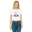 C’mon Man Biden Classic Women's Cropped Raw Edge T-Shirt