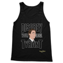 Disobey Your Global Tyrant Trudeau Classic Adult Vest Top