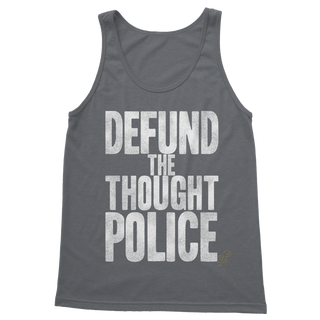 Buy dark-grey Defund the Thought Police Classic Adult Vest Top