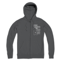 Fuck Around and Find Out Premium Adult Zip Hoodie