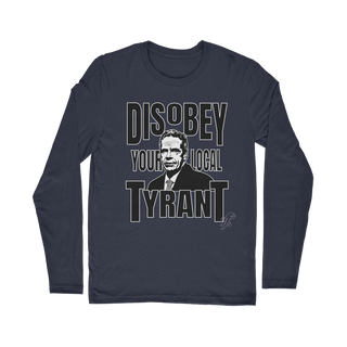Buy navy Disobey Cuomo Classic Long Sleeve T-Shirt