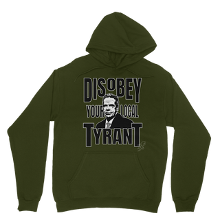 Buy dark-green Disobey Cuomo Classic Adult Hoodie