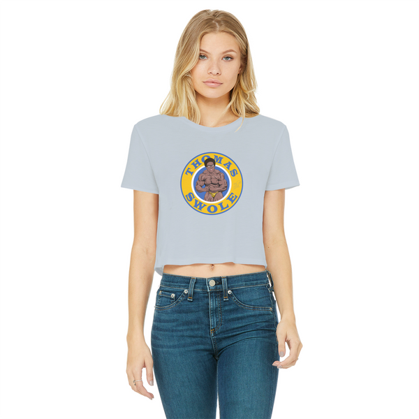 Thomas Swole Classic Women's Cropped Raw Edge T-Shirt