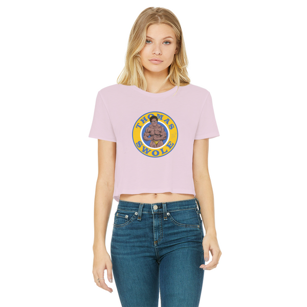 Thomas Swole Classic Women's Cropped Raw Edge T-Shirt
