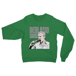 Buy kelly-green DiBlasio Sucks Classic Adult Sweatshirt