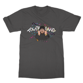 Buy dark-heather Tower Gang Toad Classic Adult T-Shirt