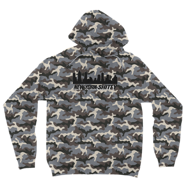 New York Shitty Post Camouflage Adult Hoodie