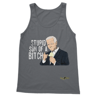 Buy dark-grey Stupid SOB Classic Adult Vest Top