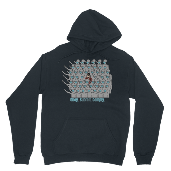 Stand Out obey. submit. comply Classic Adult Hoodie