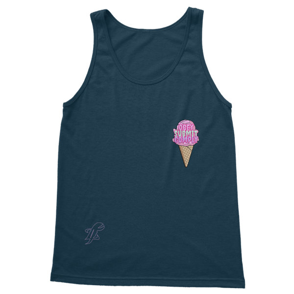Obey. Submit. Comply. Ice cream Classic Adult Vest Top