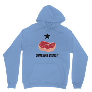 Buy light-blue Come and Steak it Classic Adult Hoodie