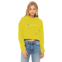 None of the Above Ladies Cropped Raw Edge Hoodie