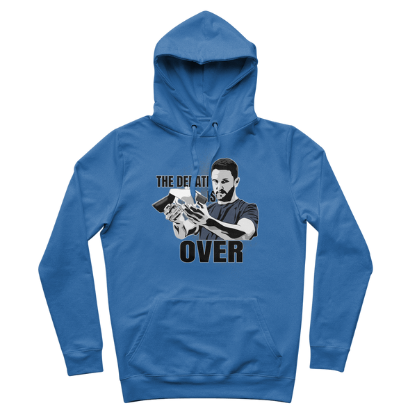 The Debate is Over Premium Adult Hoodie