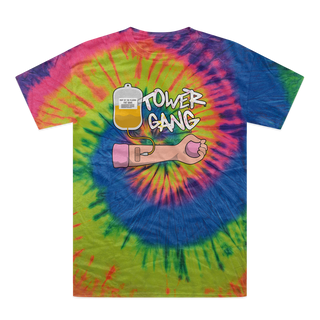 Buy neon-rainbow Part of the Plasma Tower Gang Tie-Dye T-Shirt