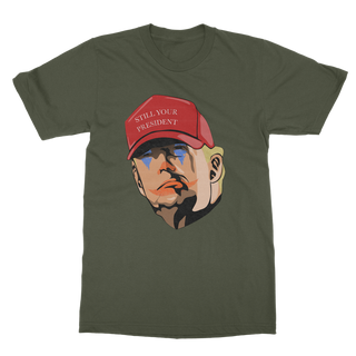 Buy army-green Joker Trump Classic Adult T-Shirt