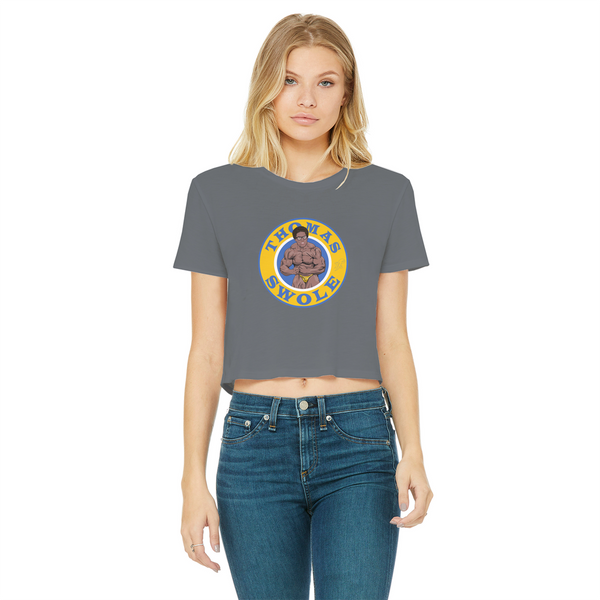 Thomas Swole Classic Women's Cropped Raw Edge T-Shirt