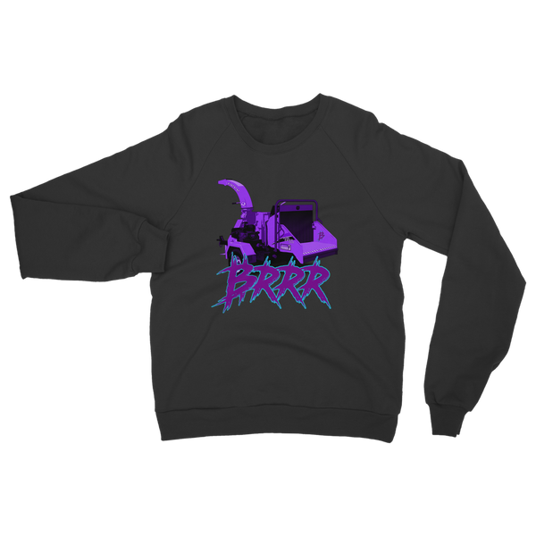 Wood chipper go BRRR BTC Classic Adult Sweatshirt