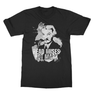 Buy black Read Mises Not Marx Classic Adult T-Shirt