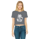 Read Mises Not Marx Classic Women's Cropped Raw Edge T-Shirt