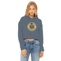 Thomas Swole Ladies Cropped Raw Edge Hoodie