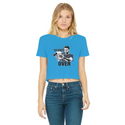 The Debate is Over Classic Women's Cropped Raw Edge T-Shirt