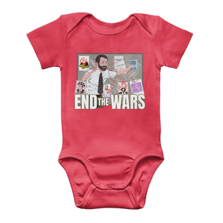 Buy red Pepe Scott Horton 2.0 Classic Baby Onesie Bodysuit