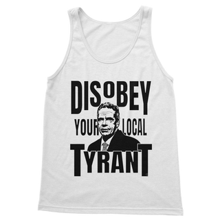 Buy white Disobey Cuomo Classic Women's Tank Top