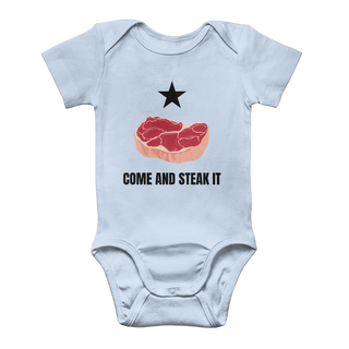 Buy light-blue Come and Steak it Classic Baby Onesie Bodysuit