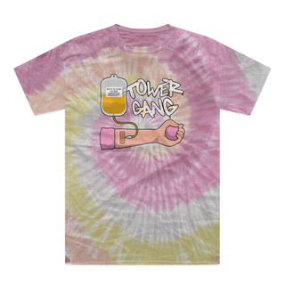 Part of the Plasma Tower Gang Tie-Dye T-Shirt