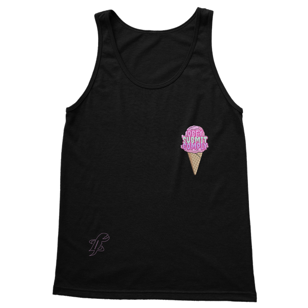 Obey. Submit. Comply. Ice cream Classic Adult Vest Top