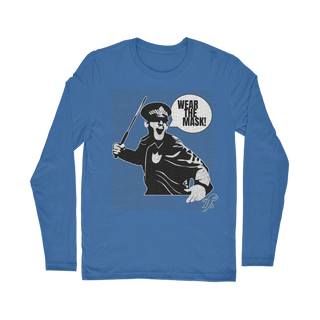 Buy royal Wear the Mask Classic Long Sleeve T-Shirt