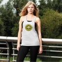 TopLobsta Retro logo Women's Loose Racerback Tank Top