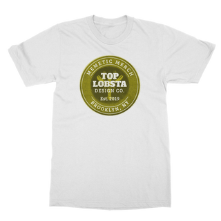 Buy white TopLobsta Retro logo Classic Adult T-Shirt