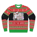 Ugly X-Mas End The Wars Sweater copy Premium Cut and Sew Sublimation Unisex Sweatshirt