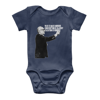 Buy navy Taxation is Robbery Rothbard B&W Classic Baby Onesie Bodysuit