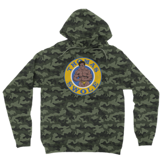 Buy green-camo Thomas Swole Camouflage Adult Hoodie