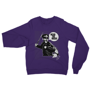 Buy purple Wear the Mask Classic Adult Sweatshirt
