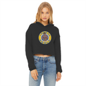 Thomas Swole Ladies Cropped Raw Edge Hoodie