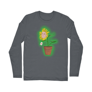 Buy dark-grey Obvious Plant Classic Long Sleeve T-Shirt