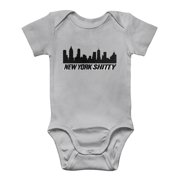 New York Shitty Post Classic Baby Onesie Bodysuit