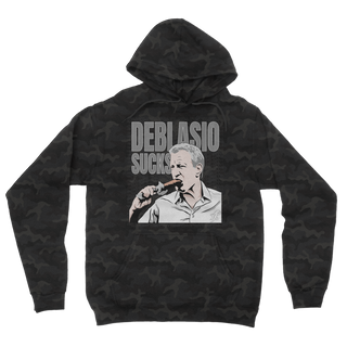 DiBlasio Sucks Camouflage Adult Hoodie
