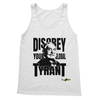 Buy white Disobey Soros Classic Adult Vest Top
