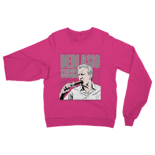 Buy safety-pink DiBlasio Sucks Classic Adult Sweatshirt