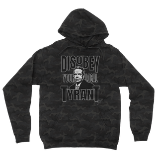 Buy black-camo Disobey Cuomo Camouflage Adult Hoodie