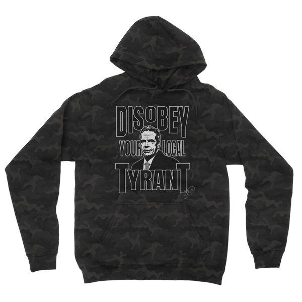 Disobey Cuomo Camouflage Adult Hoodie