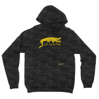 Let Us Alone Camouflage Adult Hoodie