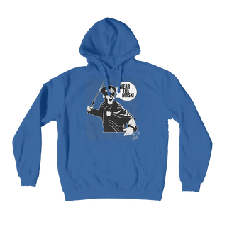 Buy royal-blue Wear the Mask Premium Adult Hoodie