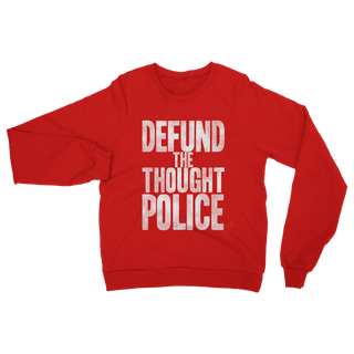 Buy red Defund the Thought Police Classic Adult Sweatshirt