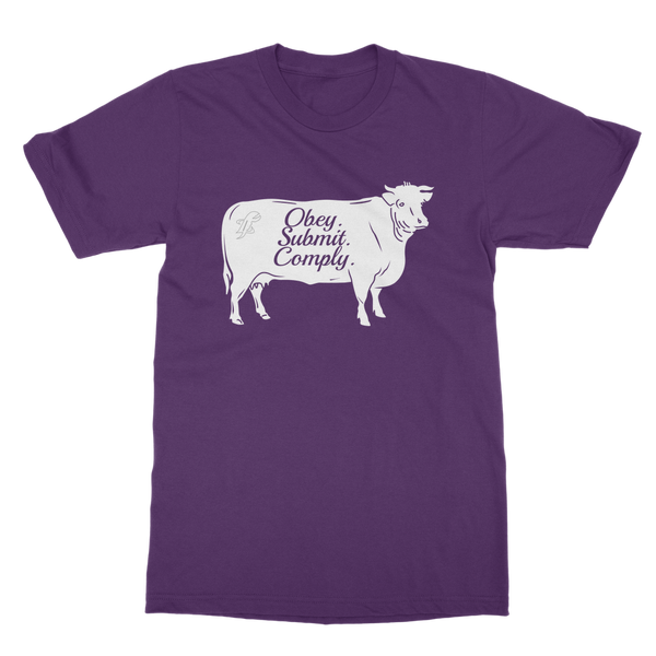 Obey. Submit. Comply. Cattle Classic Adult T-Shirt